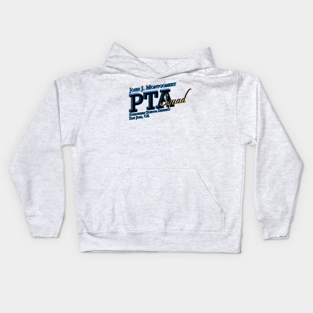 John J. Montgomery PTA Squad Kids Hoodie by spotcolor